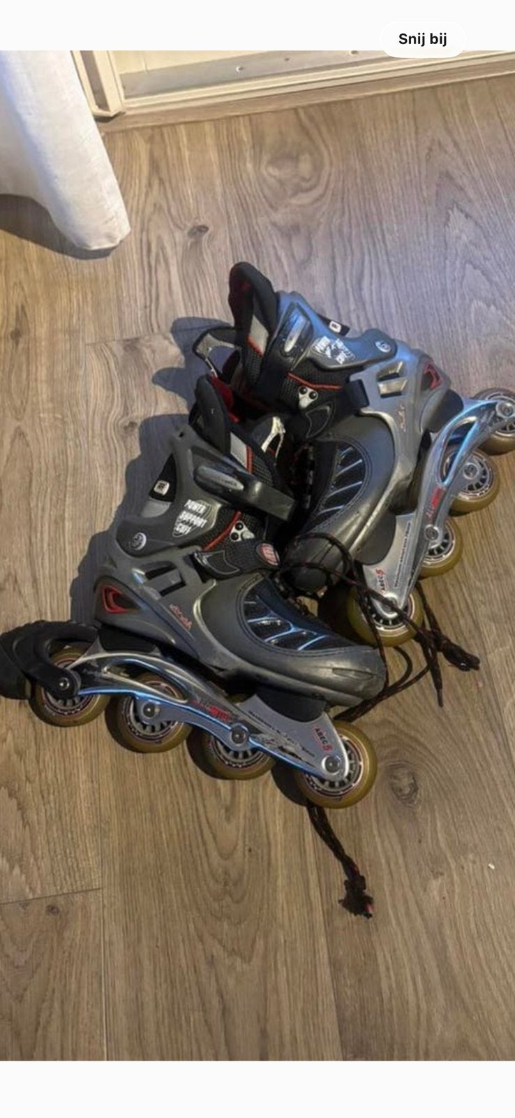 Nijdam skeelers alu abec 5 maat 41, Ophalen of Verzenden, Zo goed als nieuw