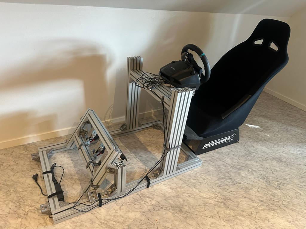 Racesimulator Playseat met Logitech G29 stuur en pedalen, Spelcomputers en Games, Spelcomputers | Overige, Gebruikt, Overige merken