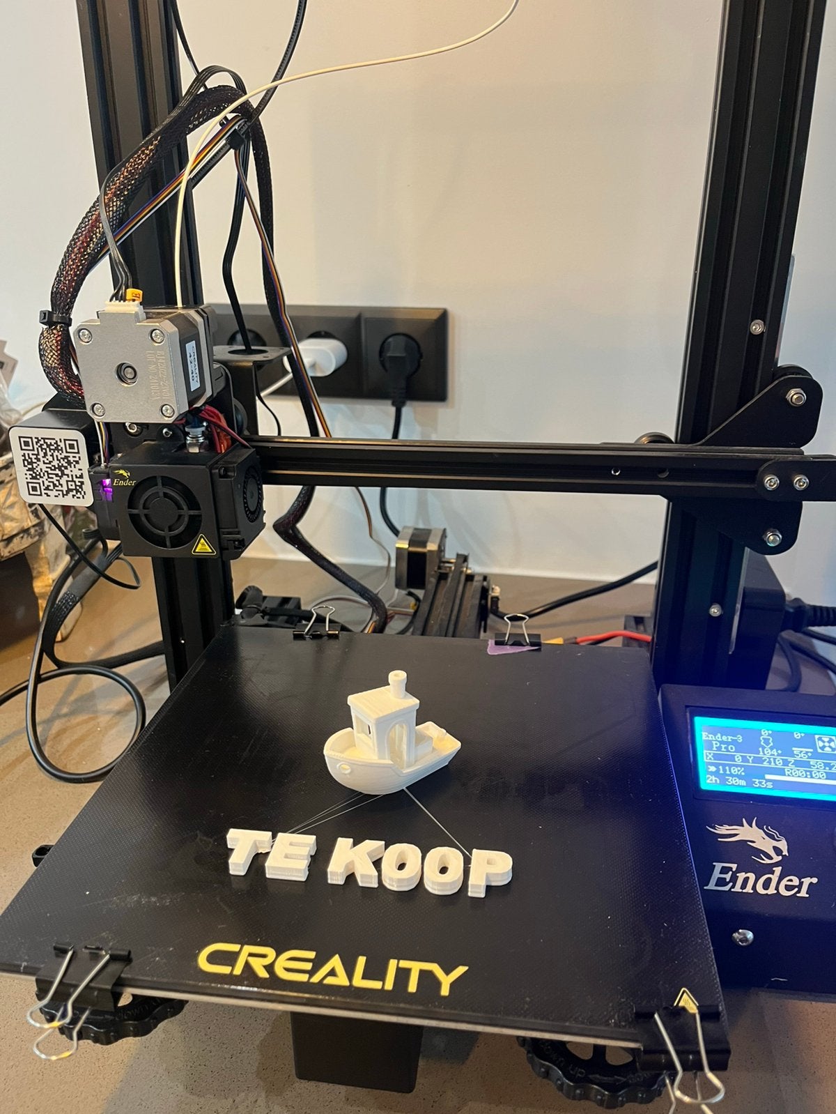 Creality Ender 3 Pro,Direct Drive, CR Touch, stil moederbord, Ophalen, Gebruikt, Filament