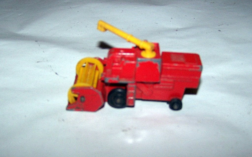 Vintage Matchbox Combine Harvester. Izgs., Ophalen of Verzenden, Zo goed als nieuw, Tractor of Landbouw