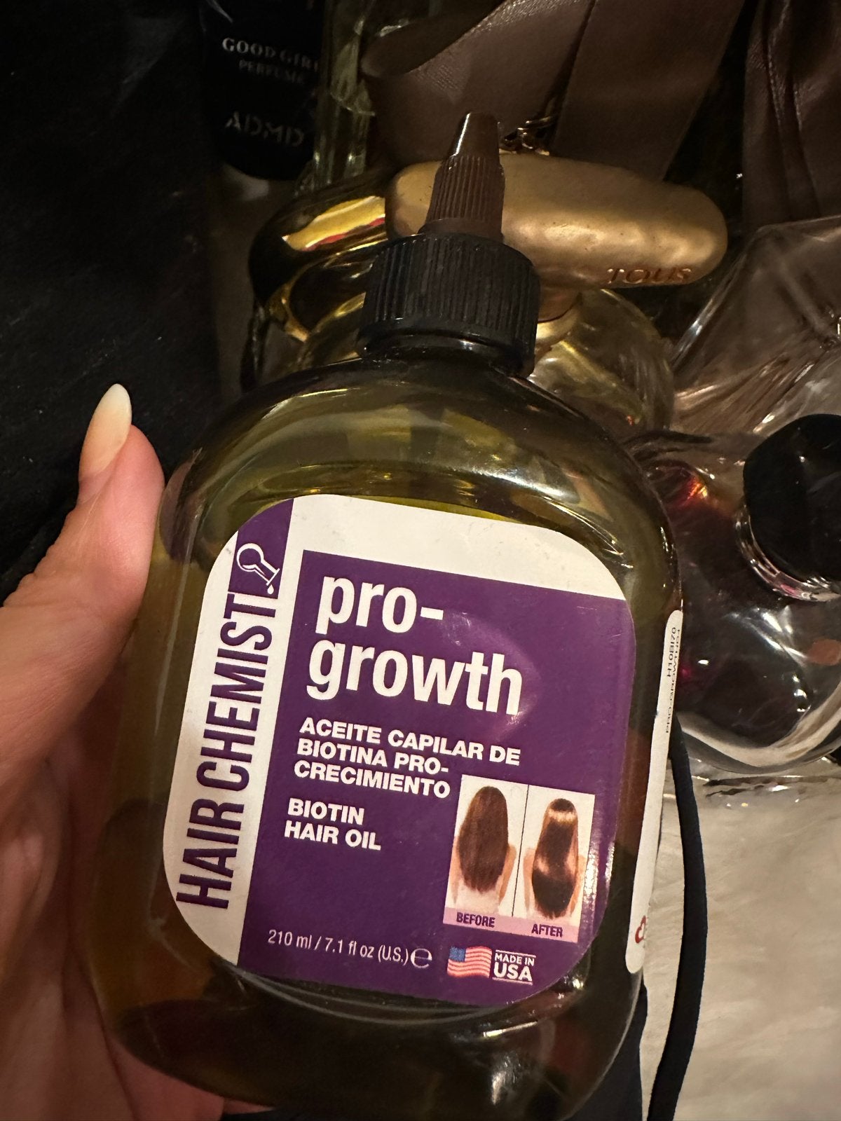 Nieuwe Hair Chemist Pro-Growth Biotin Haarolie - USA, Ophalen of Verzenden, Nieuw, Haarverzorger of -hersteller