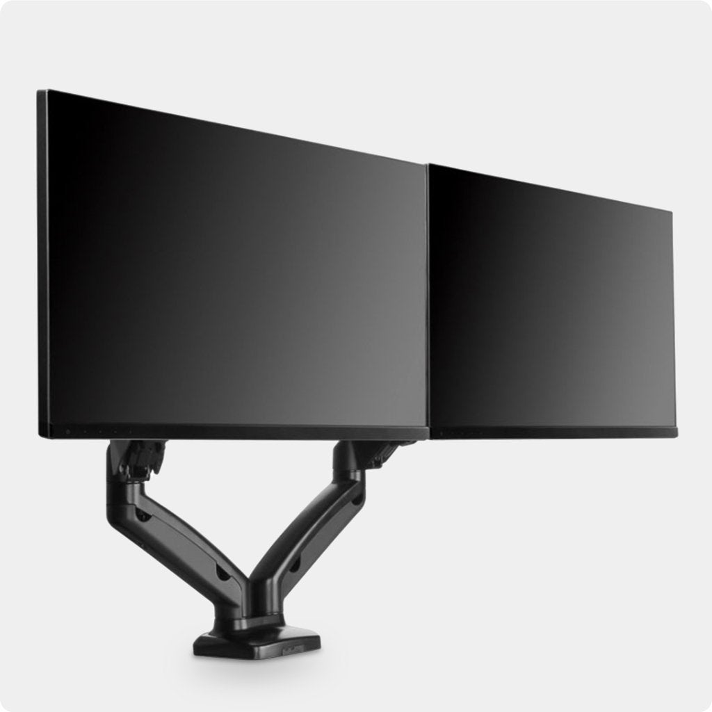 Monitorarm gasveer dubbel | 13-32 inch, Computers en Software, Monitoren, Koperstraat 26, 3067GL Rotterdam, Info@douxe.nl, Nieuw