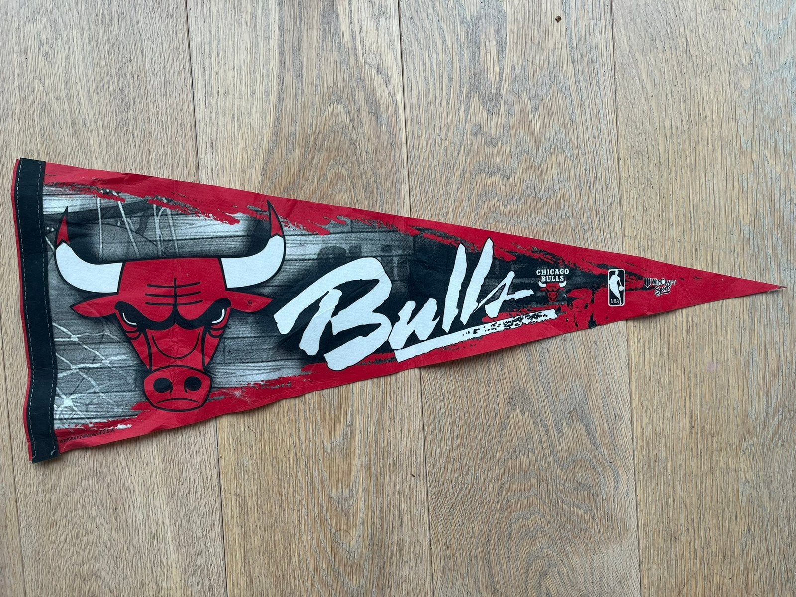 Originele Chicago Bulls vlag, Ophalen of Verzenden, Zo goed als nieuw, Buitenlandse clubs, Vaantje of Sjaal