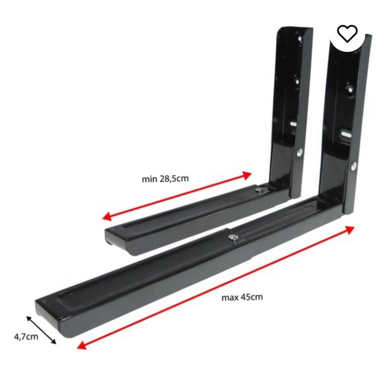 Uitschuifbare magnetronbeugels - Dparts, Ophalen of Verzenden, Zo goed als nieuw