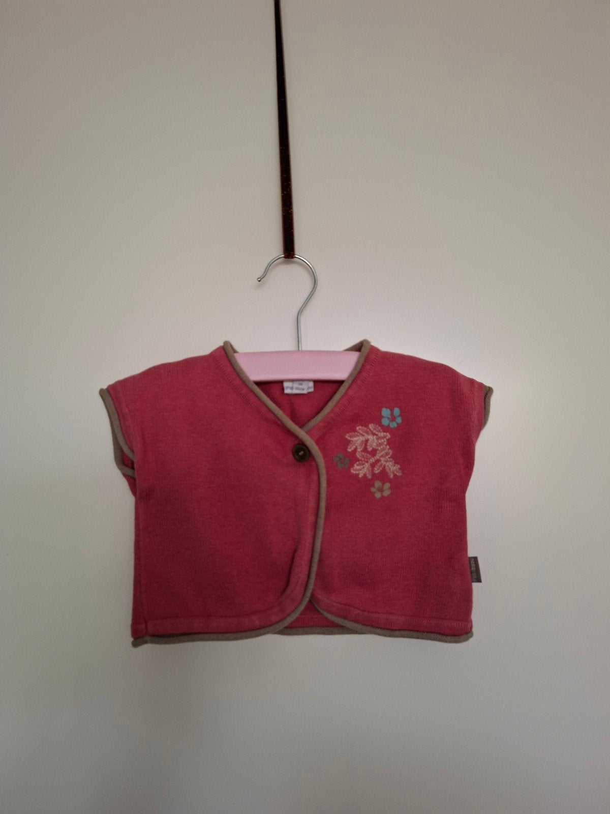Mooi P'tit bisou vestje maat 92 z.g.a.n., P'tit bisou, Meisje, Trui of Vest, Ophalen of Verzenden