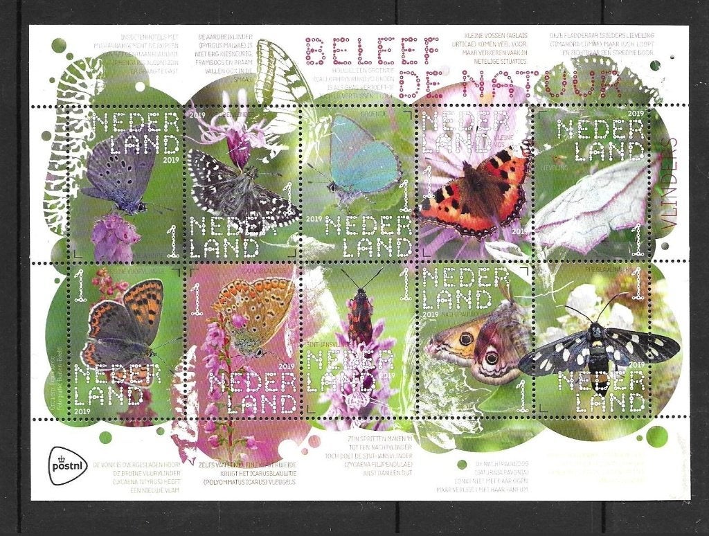 Vel Beleef de Natuur Vlinders, no V3749, postfris, Ophalen of Verzenden, Postfris