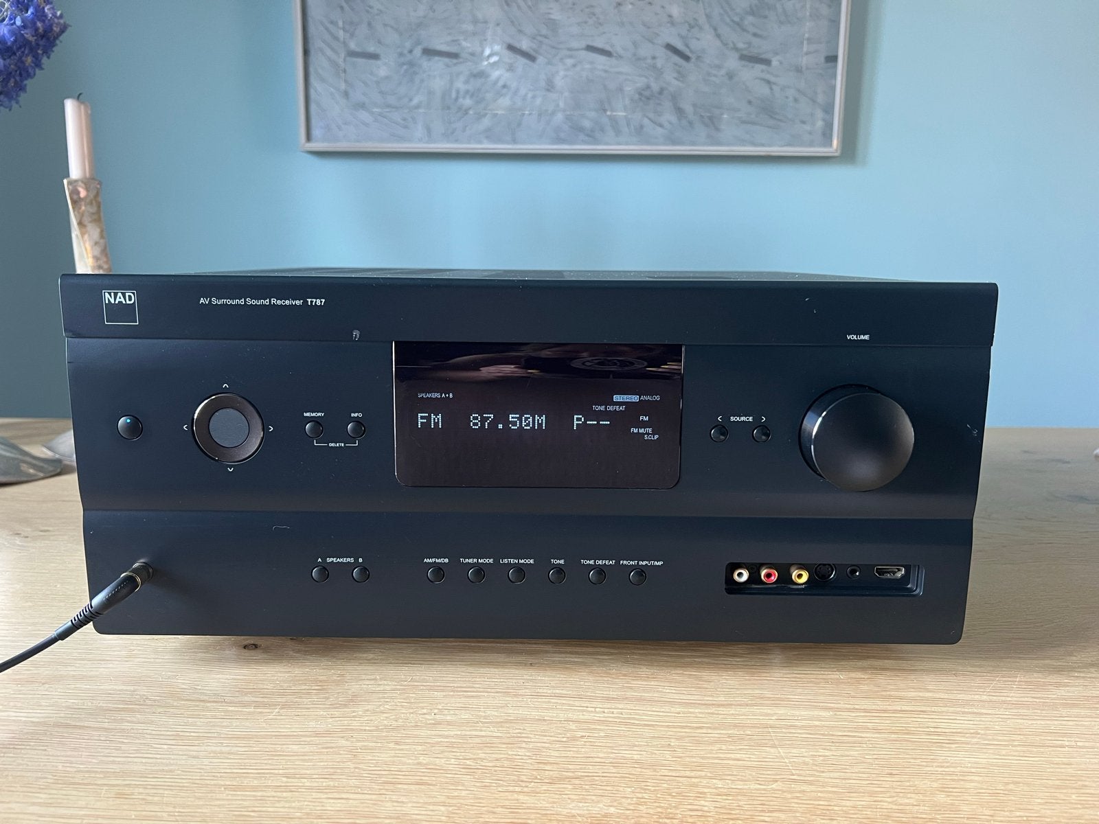 NAD T787 AV Surround Sound Receiver, Overige systemen, Zo goed als nieuw, 120 watt of meer, Ophalen