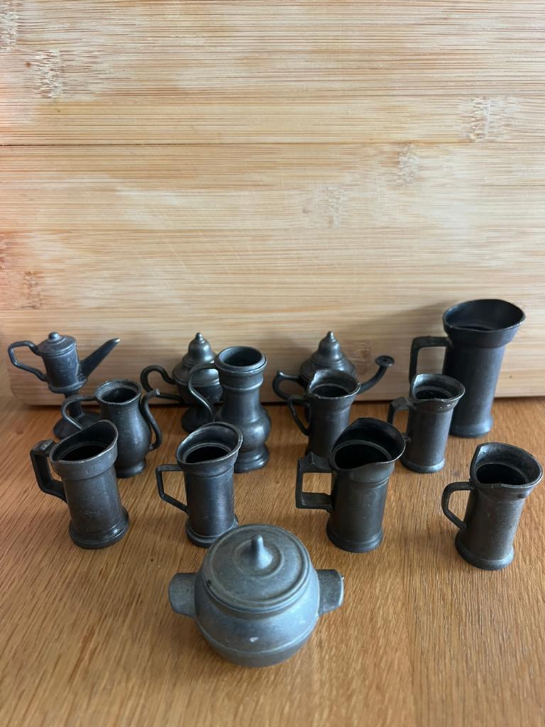 Miniatuur tin, Antiek en Kunst, Antiek | Tin, Ophalen of Verzenden