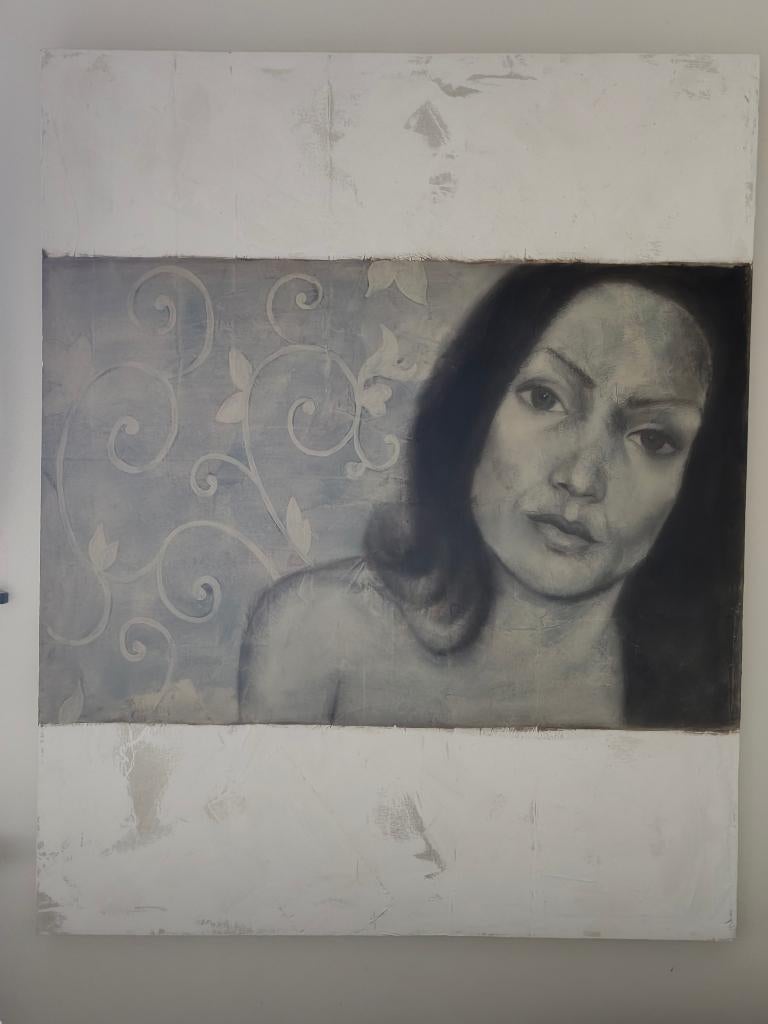 schilderij  "Unvermeidbar" van Kai Savelsberg, Ophalen, Oorspronkelijke maker, Zo goed als nieuw, Schilderij
