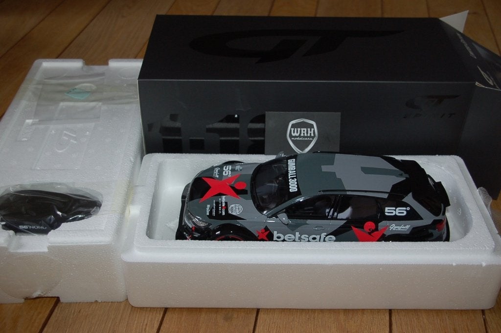 1:18 AUDI RS6 AVANT C7 DTM GT spirit GT321 WRH, Verzenden, Zo goed als nieuw, Auto, Overige merken
