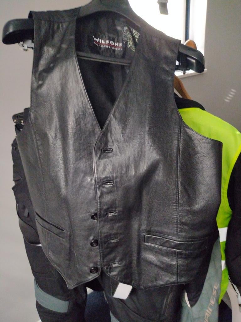 Leren vest, Kleding | Heren, Ophalen, Zo goed als nieuw