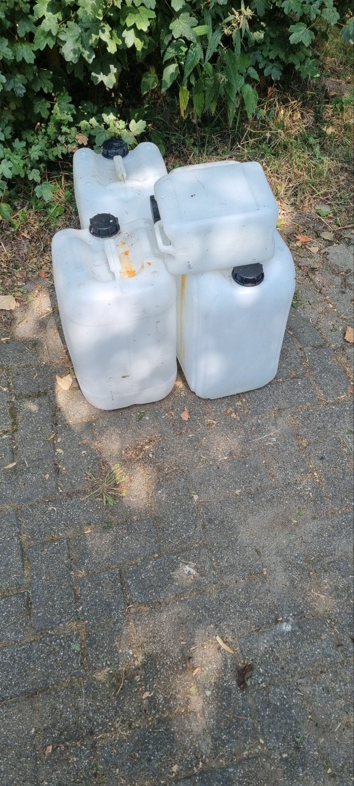 jerrycan 25liter 10 stuks, Ophalen