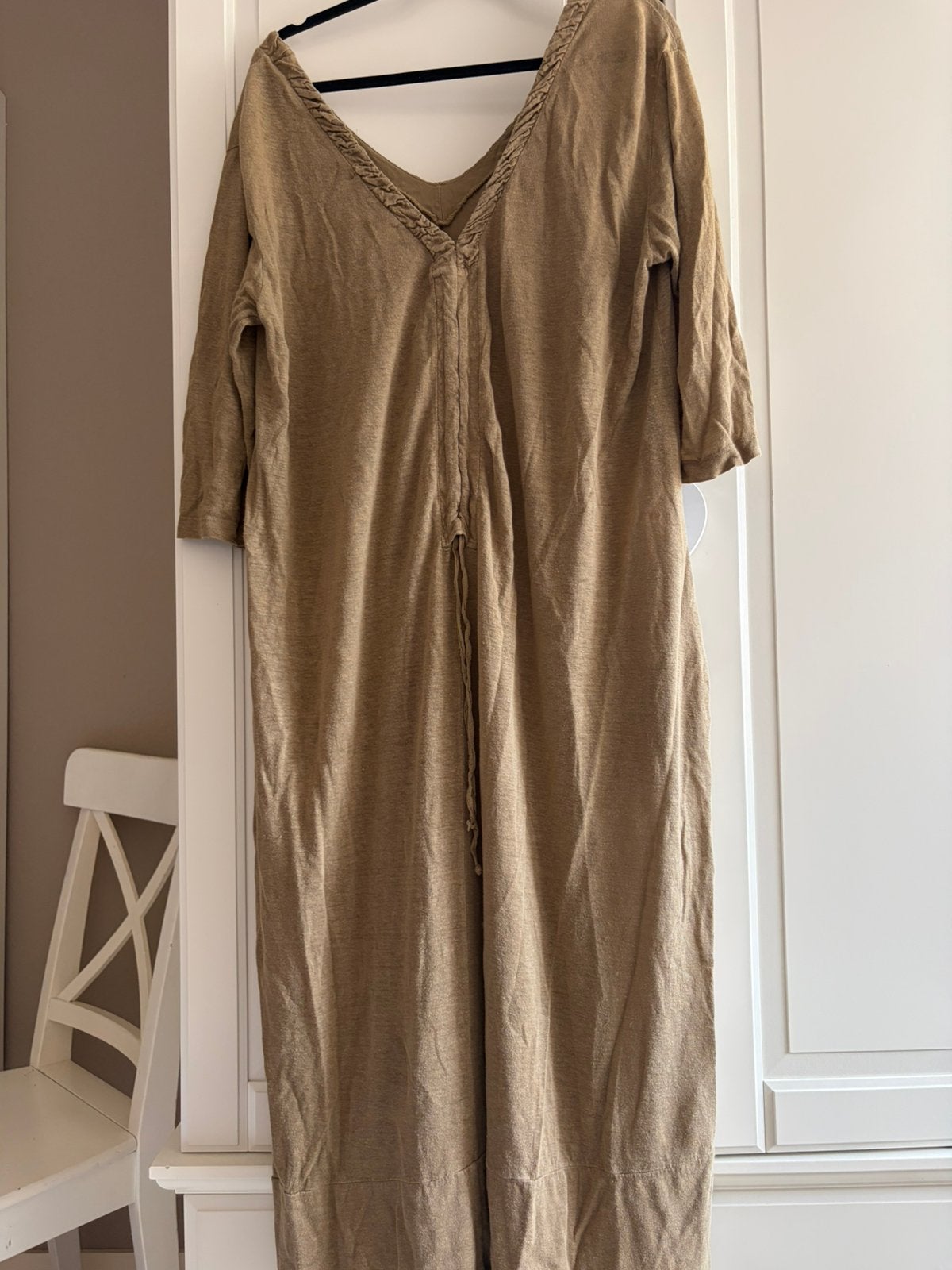 Prachtige lange jurk van Transit, Beige, Maat 42/44 (L), Ophalen of Verzenden, Zo goed als nieuw