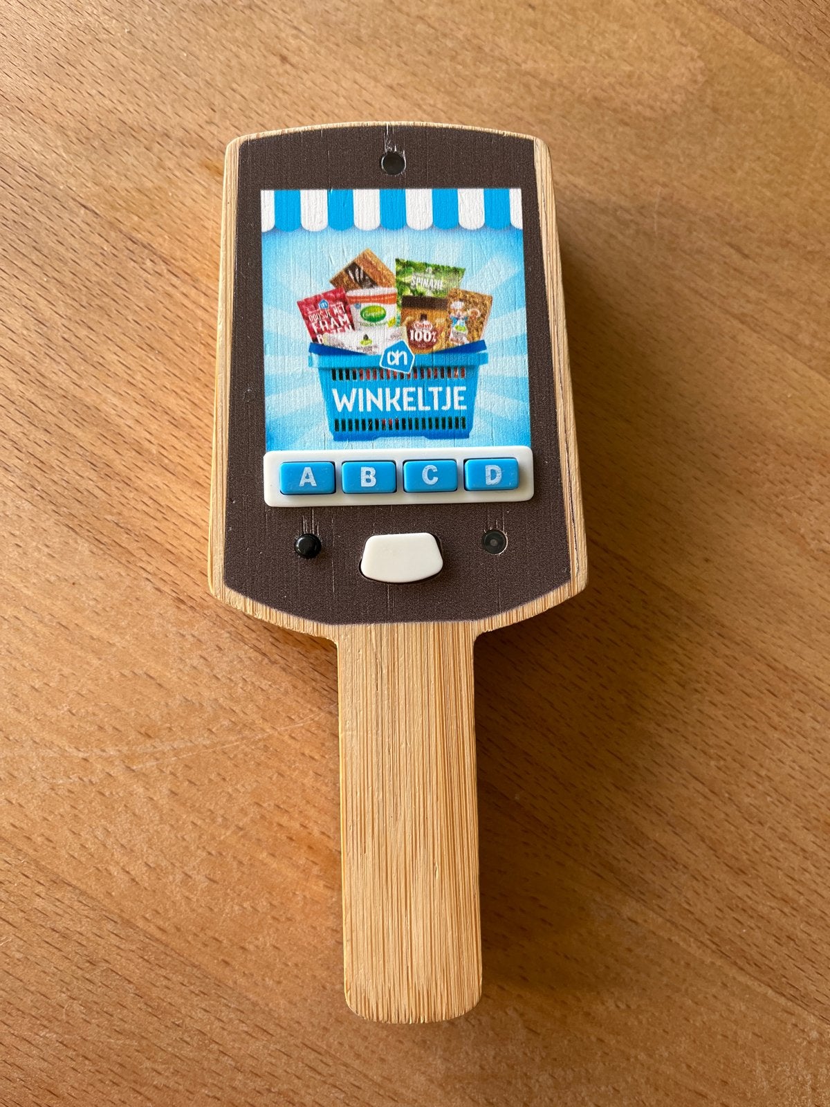 Albert Heijn Winkelscanner Houten Speelgoed, Kinderen en Baby's, Ophalen of Verzenden, Zo goed als nieuw, Jongen of Meisje