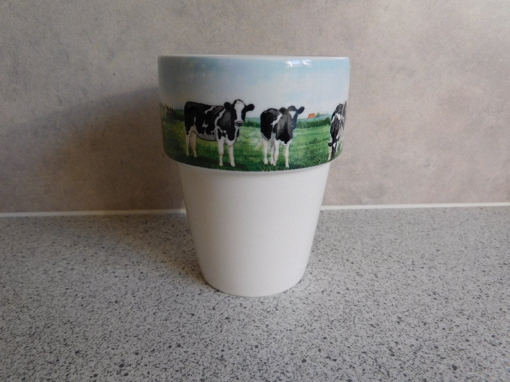 Melkbeker de Beste Stuurlui Wiebe v.d. Zee, Overige merken, Ophalen of Verzenden, Zo goed als nieuw, Overige stijlen