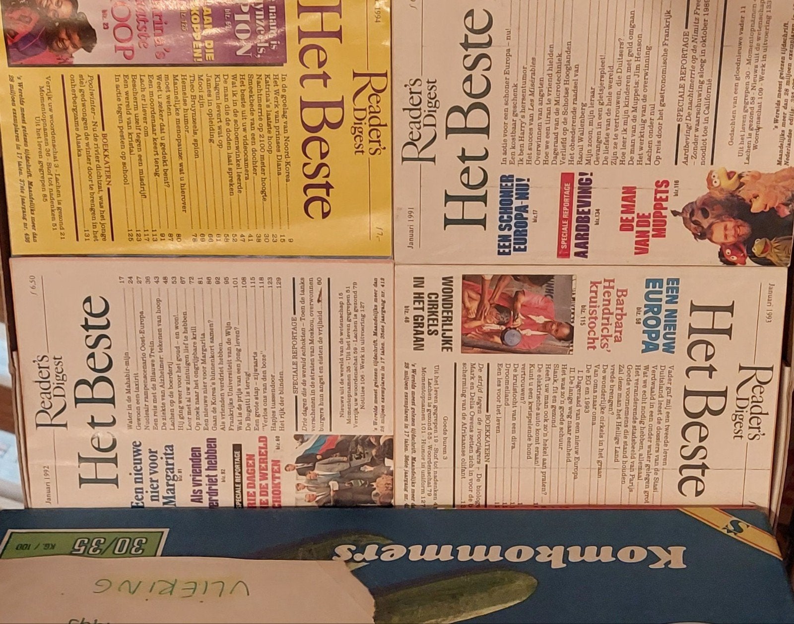 4 jaargangen Het Beste Readers Digest met gratis namenspel, Boeken, Encyclopedieën, Ophalen of Verzenden, Gelezen, Algemeen
