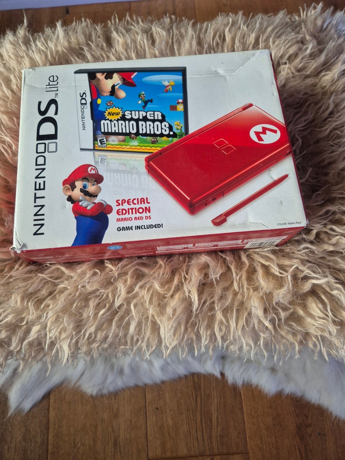 Nintendo DS Lite Mario Red Special Edition met doos, Spelcomputers en Games, Ophalen of Verzenden, Gebruikt, Rood, DS Lite