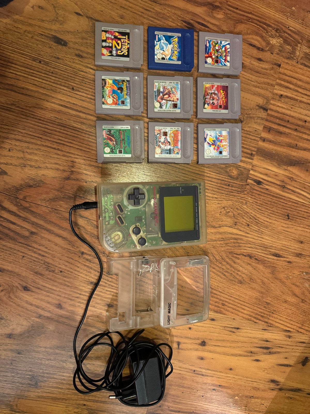 Game Boy met 9 spellen en accessoires, Spelcomputers en Games, Ophalen, Gebruikt, Overige genres, 1 speler