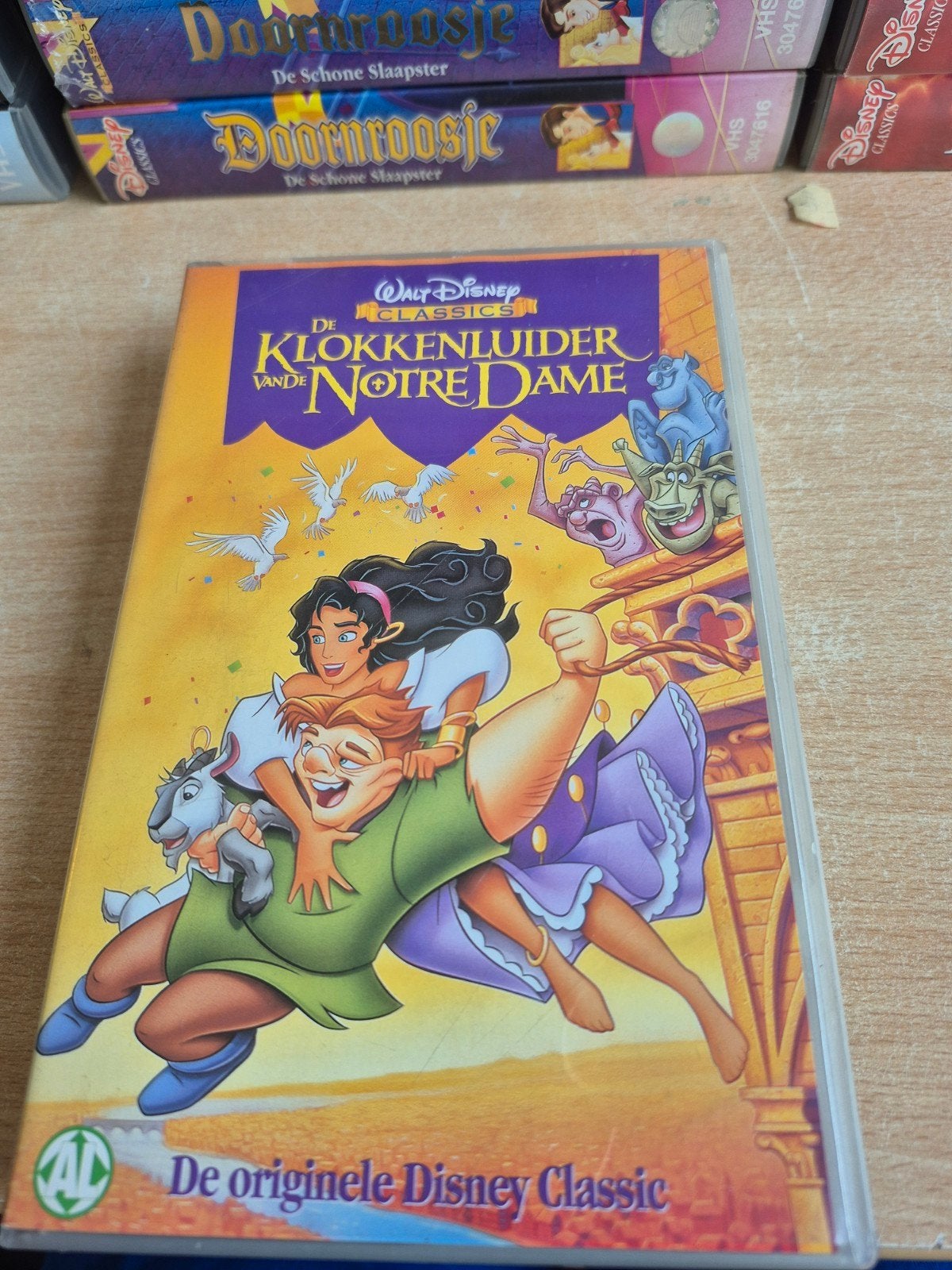 De Klokkenluider van de Notre Dame VHS Disney Classic, Nederlands ondertiteld, Gebruikt, Alle leeftijden, Kinderfilm
