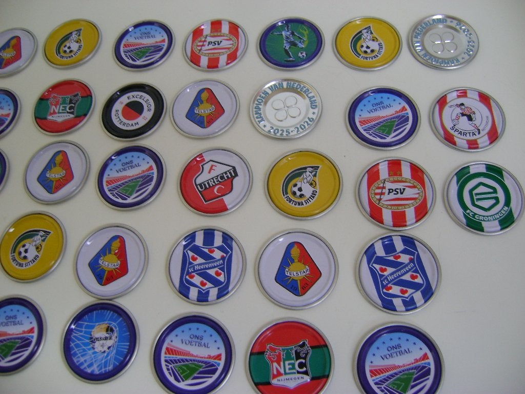 33 cluppie,s munten van de plus, Plus, Ophalen of Verzenden