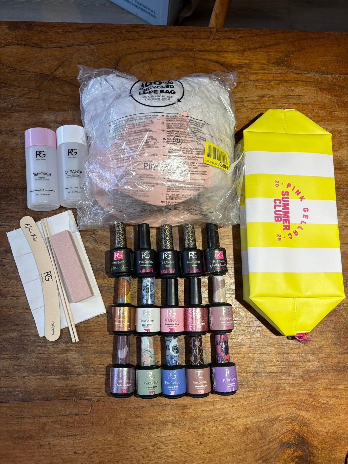 Pink gellac startersset met extras, Sieraden, Tassen en Uiterlijk, Uiterlijk | Cosmetica en Make-up, Nieuw, Handen en Nagels, Overige kleuren