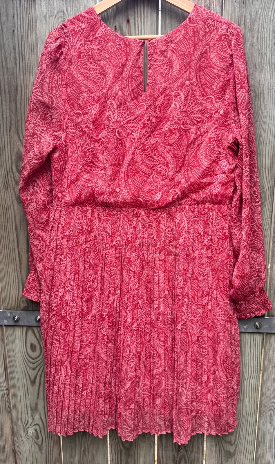 Korte jurk Maison 123, rood, Franse maat 44 (NL 40/42), Kleding | Dames, Maat 42/44 (L), Ophalen of Verzenden, Gedragen, Boven de knie
