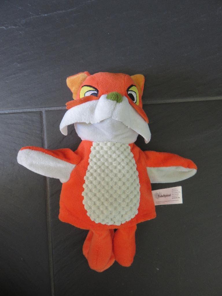 Handpop vos, de fabeltjeskrant, 25cm groot., Ophalen of Verzenden, Zo goed als nieuw, Ontdekken