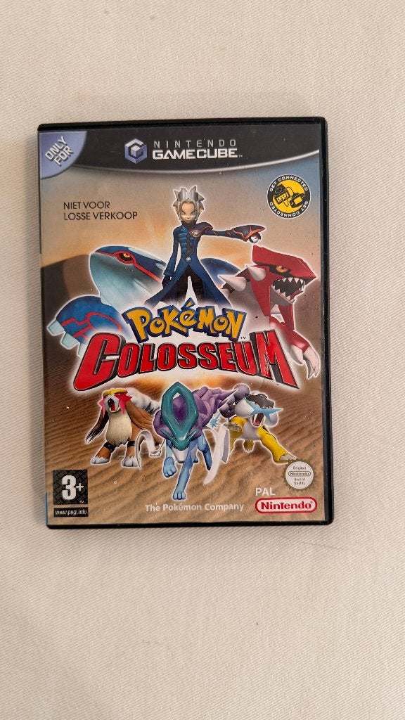 Pokémon Colosseum + Pokémon Box Ruby&Sapphire GC PAL, 1 speler, Ophalen of Verzenden, Zo goed als nieuw, Role Playing Game (Rpg)