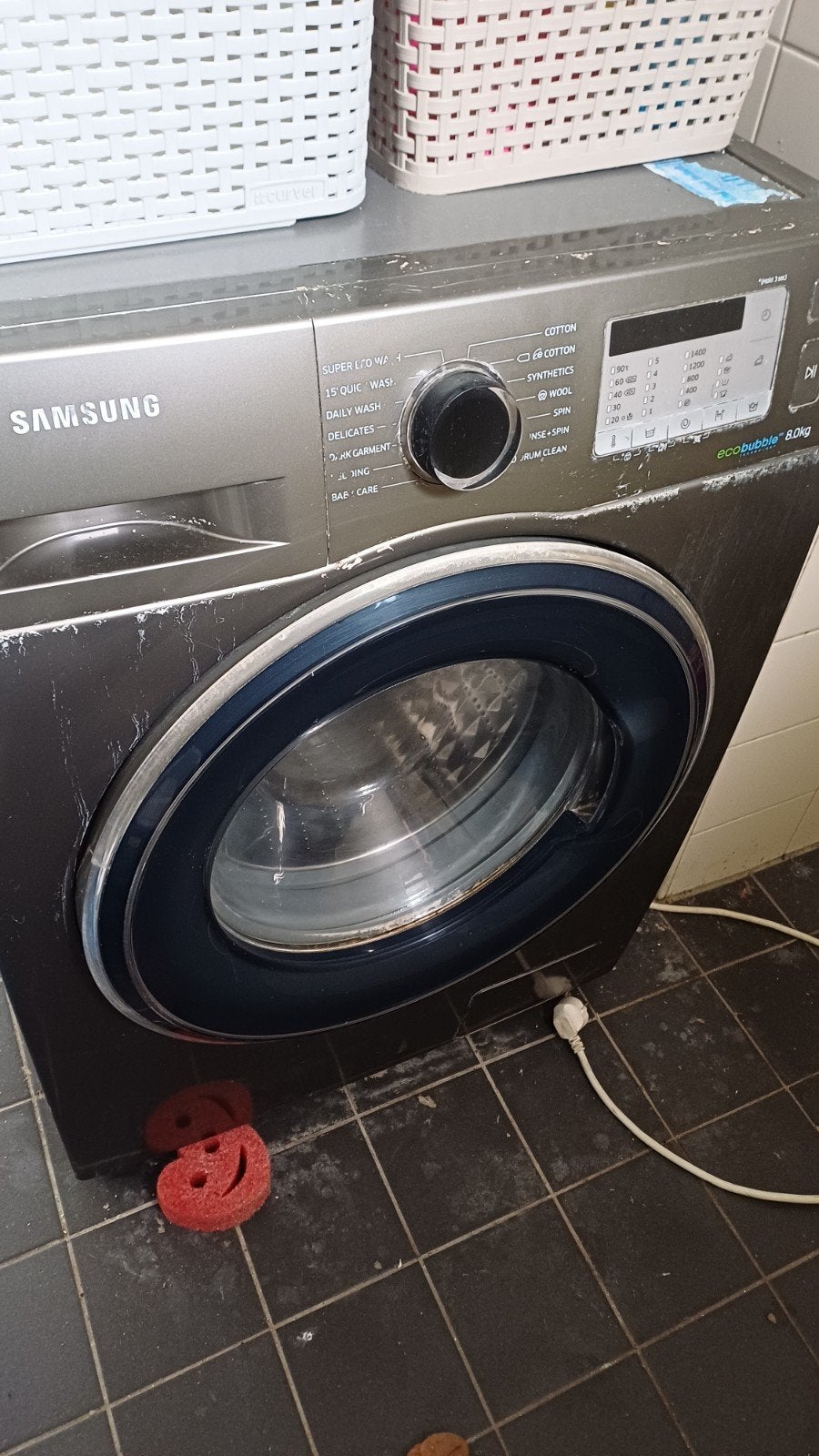 Wasmachine werkt nog ! 50 euro, Ophalen of Verzenden, 1200 tot 1600 toeren, 85 tot 90 cm
