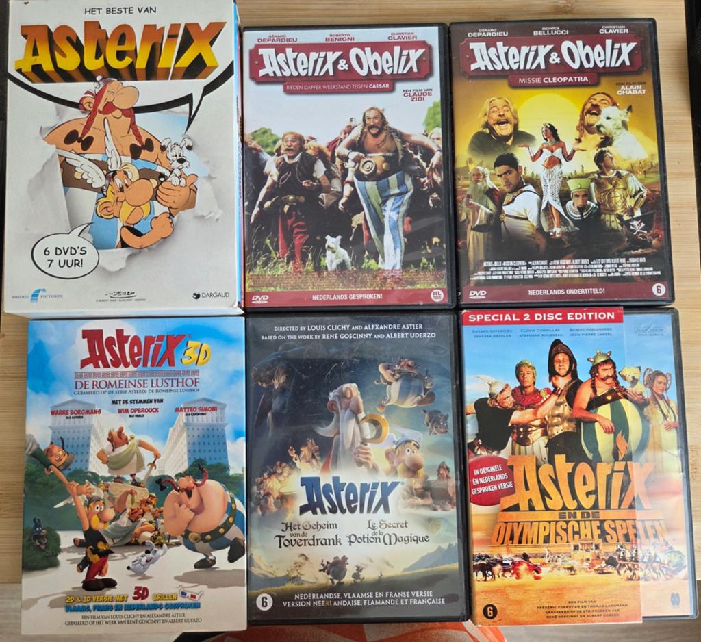 Asterix & Obelix films en TV serie ZGAN 3D speelfilm, Avontuur, Alle leeftijden, Boxset, Ophalen of Verzenden