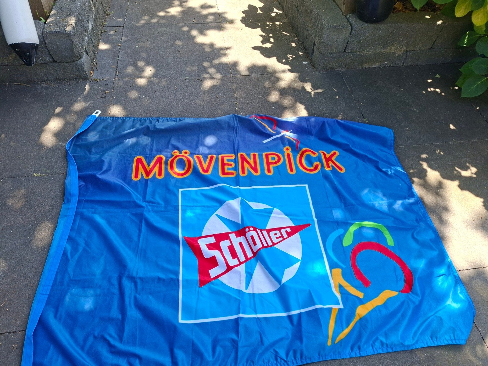 Movenpick scholler vlag, Ophalen of Verzenden, Zo goed als nieuw, Reclamebord