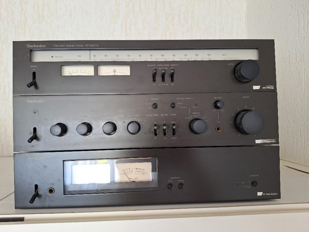 3-delige  vintage audioset technics, Ophalen, Gebruikt, Audio