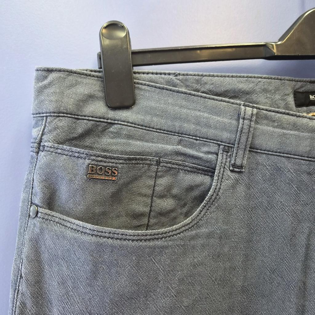 Hugo Boss pantalon broek grijs blauwige stof W38 L34 51306, Kleding | Heren, Broeken en Pantalons, Blauw, ., Hugo Boss, Maat 56/58 (XL)