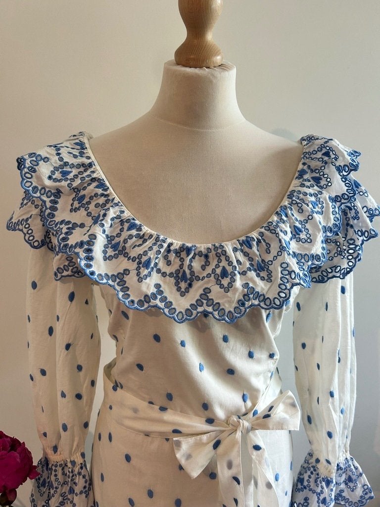 Fabienne Chapot maat 42 Josie dress NIEUW 3303, Kleding | Dames, Jurken, Blauw, Maat 42/44 (L), Nieuw, Ophalen of Verzenden