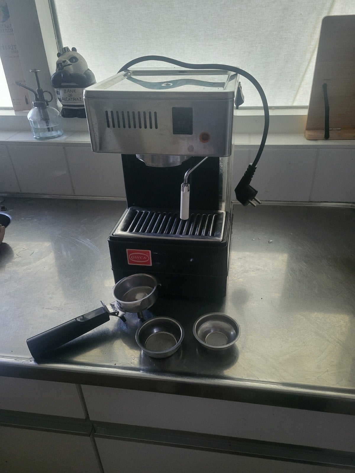 Quickmill 820 Espresso Apparaat - Compact en Functioneel, Witgoed en Apparatuur, Koffiezetapparaten, Ophalen of Verzenden, Gebruikt