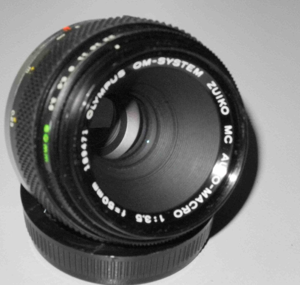 Olympus OM 50mm 3.5 Macro, Ophalen of Verzenden, Zo goed als nieuw, Macrolens