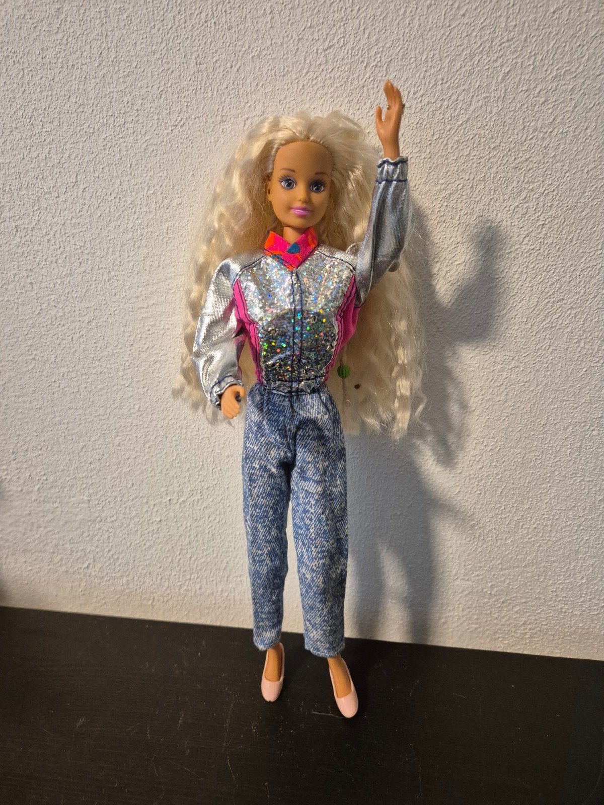 Vintage Barbie pop 1988 Hasbro met originele kleding, Ophalen of Verzenden, Gebruikt, Barbie