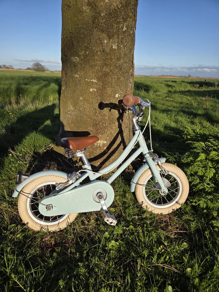 Leuke kinderfiets (Bobbin) voor een nieuw avontuur, Fietsen en Brommers, Ophalen, Gebruikt, Velgrem, Minder dan 16 inch