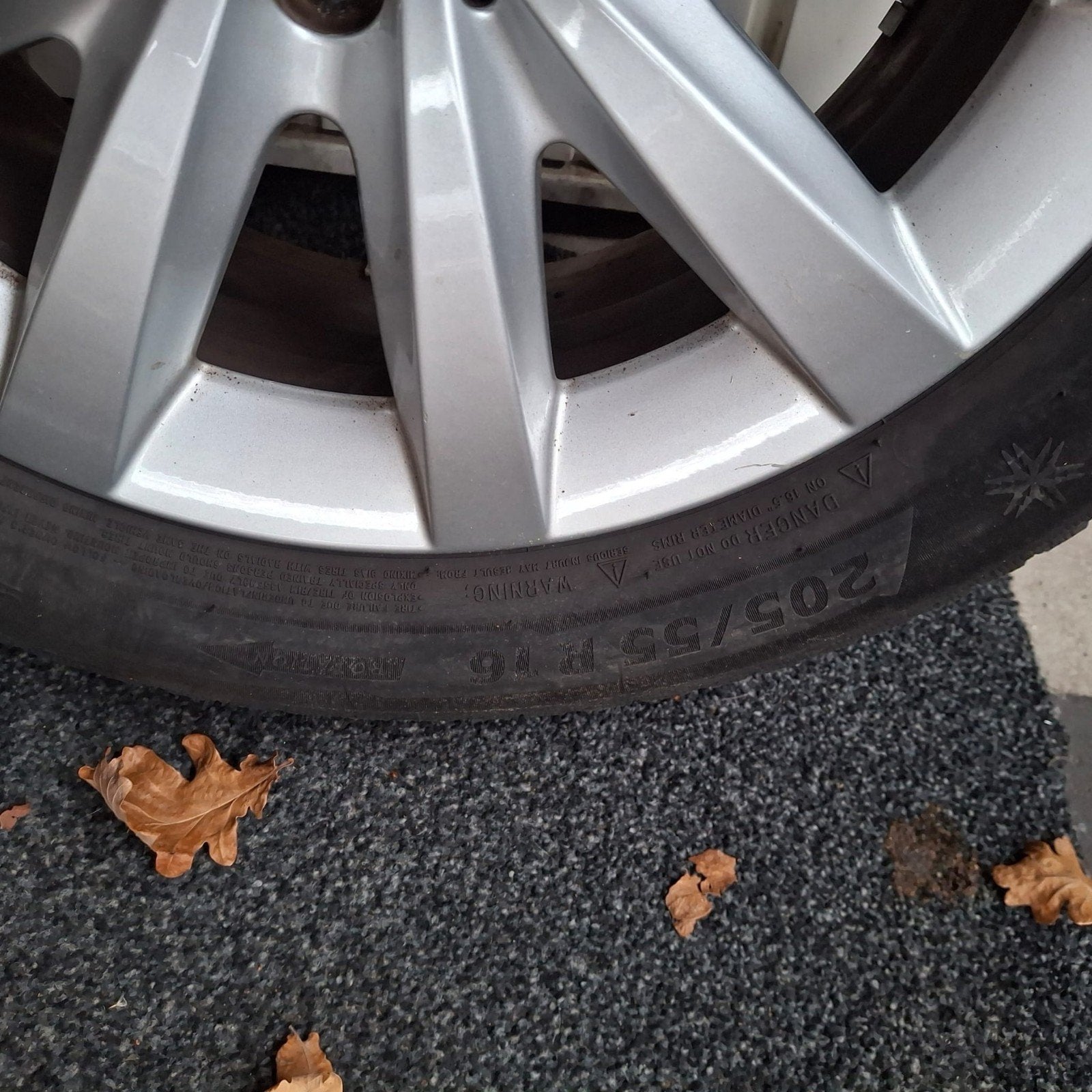 Winterbanden Mercedes, Ophalen, Gebruikt