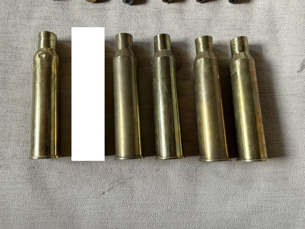 wo2 - 25mm Hotchkiss Anti-tank patronen 1936, 37, 38 - LEEG, Ophalen of Verzenden, Landmacht, Overige gebieden, Hulzen of Bodemvondsten