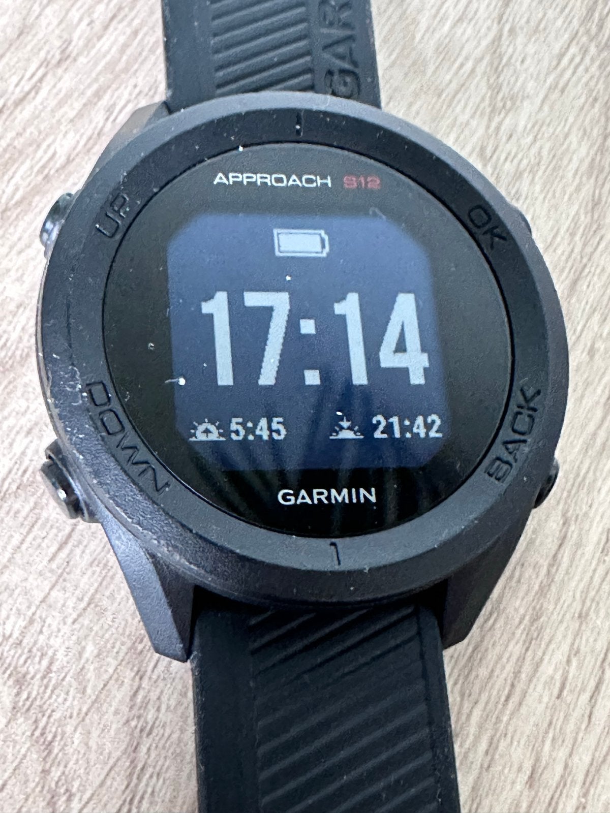 Garmin Approach S12 GPS Golfhorloge - Goede Accu, Ophalen, Zo goed als nieuw, Overige typen