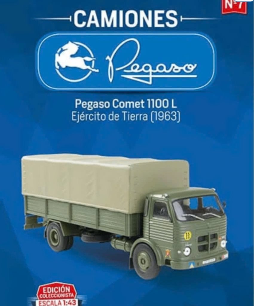 Pegaso Comet 1100L LEGERTRUCK '63 1/43 IXO Spaanse serie # 7, Verzenden, Nieuw, Bus of Vrachtwagen, Overige merken