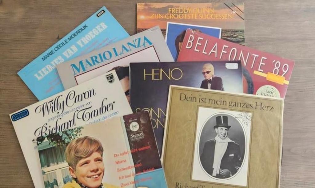 Grote collectie vinyl platen, circa 70 stuks, Gebruikt, Opera of Operette, Modernisme tot heden, Ophalen of Verzenden