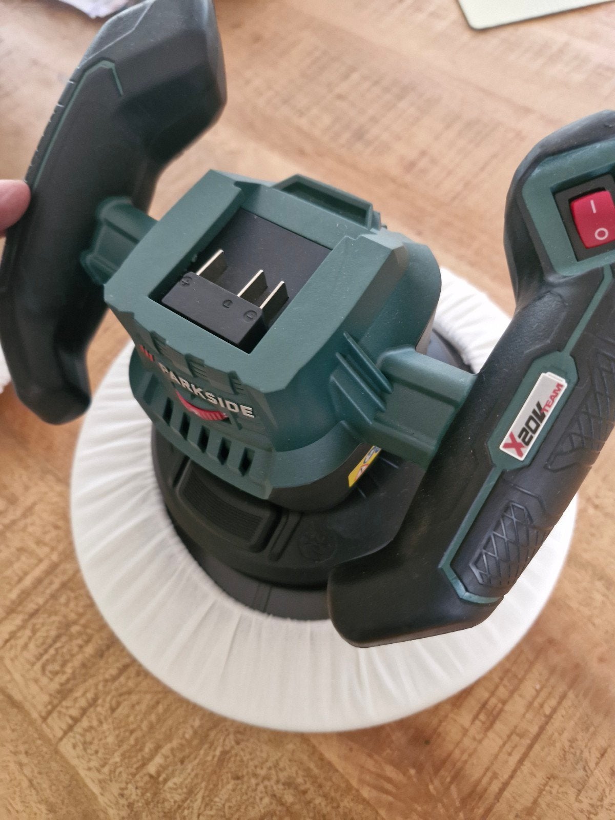 Parkside Accu-polijstmachine 20V PPMA 20-Li B2, Ophalen of Verzenden, Minder dan 600 watt, Vlakschuurmachine