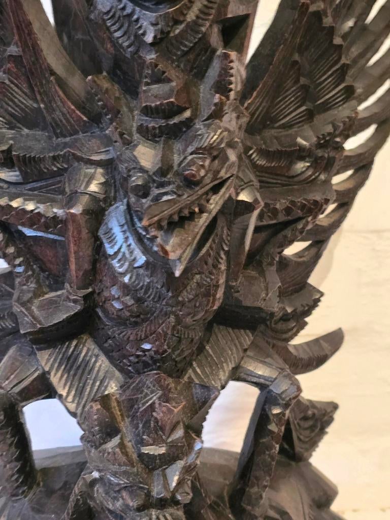 Garuda - Aziatisch houtsnijwerk €65,-, Ophalen of Verzenden