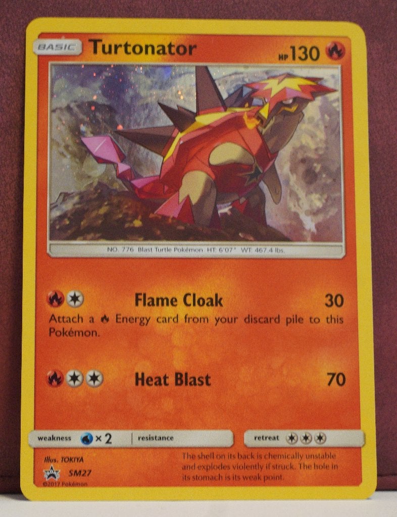 Turtonator Holo SM27 SM Black Star Promos Pokémon Kaart, Verzenden, Nieuw, Losse kaart