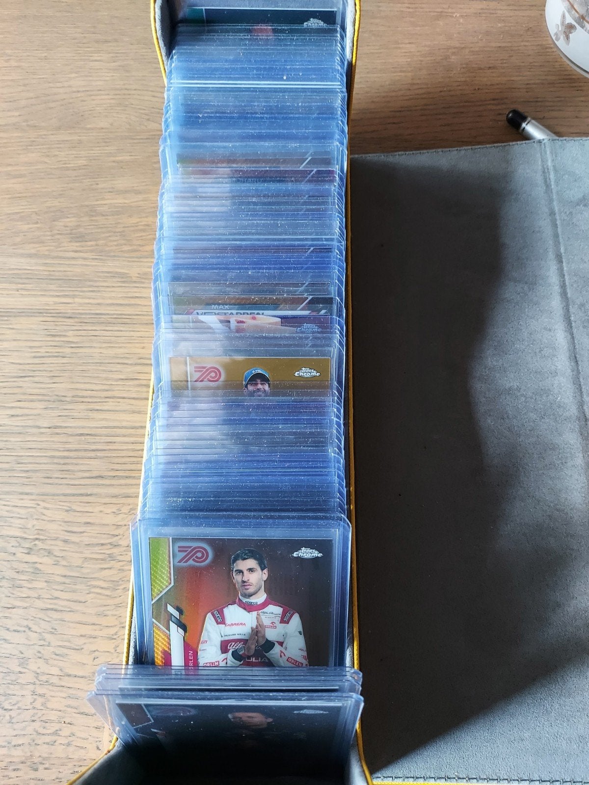 Topps Chrome F1 2020  - 70th gold anniv.met Max Verstappen, Ophalen of Verzenden, Zo goed als nieuw, Formule 1