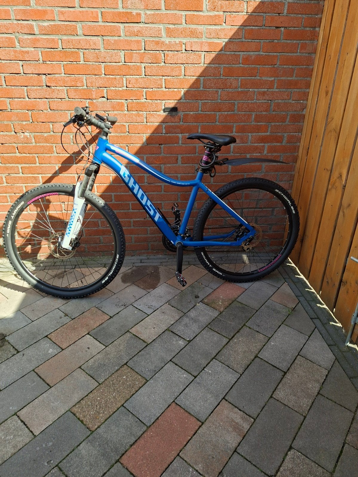 Ghost Mountainbike - Blauw, Zo goed als nieuw, 49 tot 53 cm, Zo goed als nieuw, Dames, Schijfrem