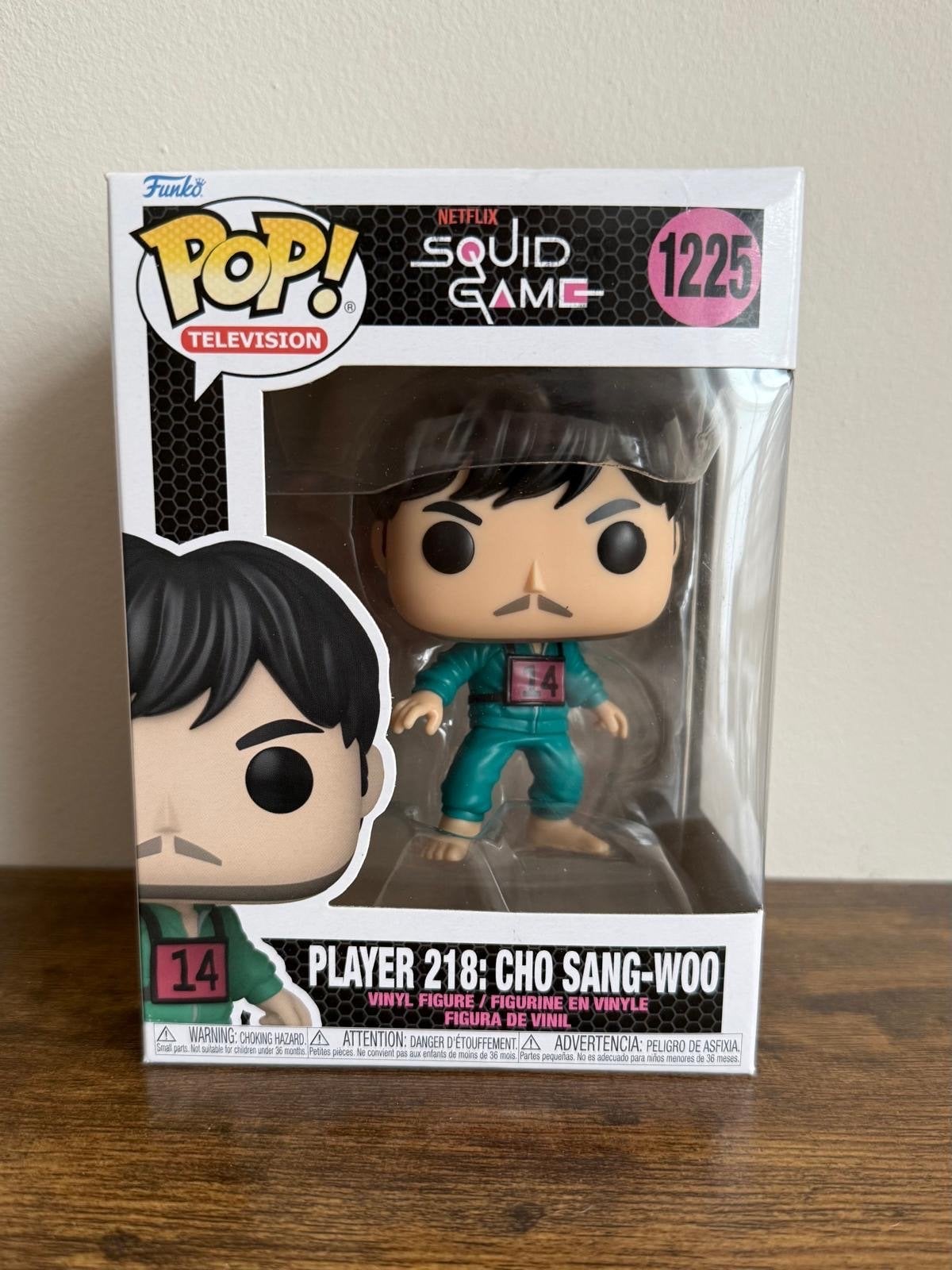 Funko Pop! Netflix Squid Game Player 218: Cho Sang-Woo, Ophalen of Verzenden, Nieuw
