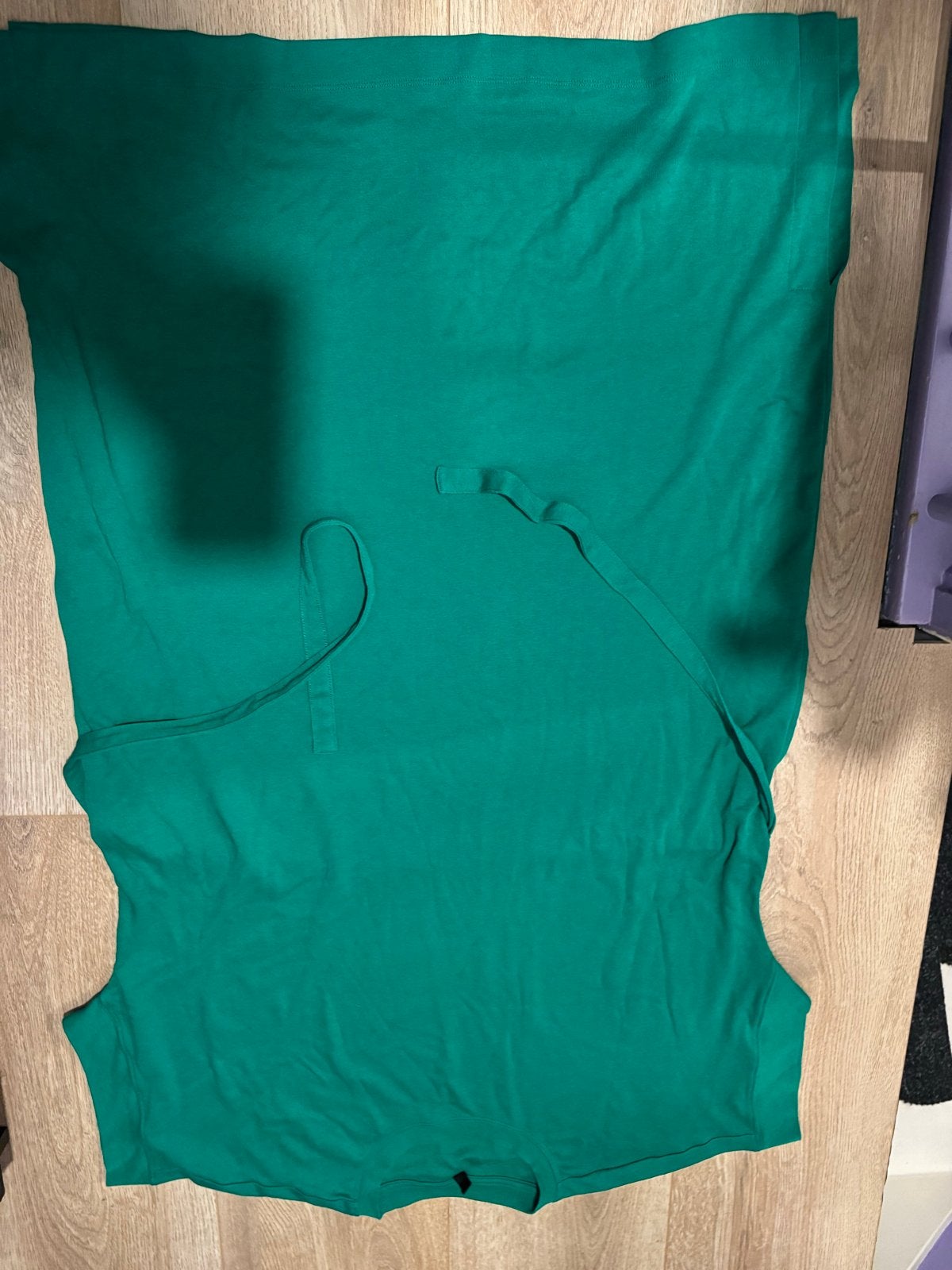 Hema Groene Jurk Maat XL, Maat 46/48 (XL) of groter, Ophalen of Verzenden, Zo goed als nieuw, Knielengte
